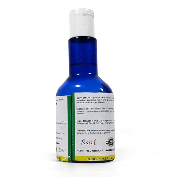 Vansh Organic Ayurvedic Cervical Oil 100ml | Natural Relief for Muscle Pain, Backache & Stiff Neck | Fast Healing Solution - Image 2